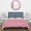 Ensemble de housse de couette Traditional Pink Herringbone Charm I-109147042