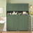 57.8" H Tall Bathroom Storage Cabinet With 2 Drawers & 2 Adjustable Shelves, Floor Cabinet With 4 Doors, Tall Cabinet For Living Room, Dining Room, Entryway, Forest Green-543528750