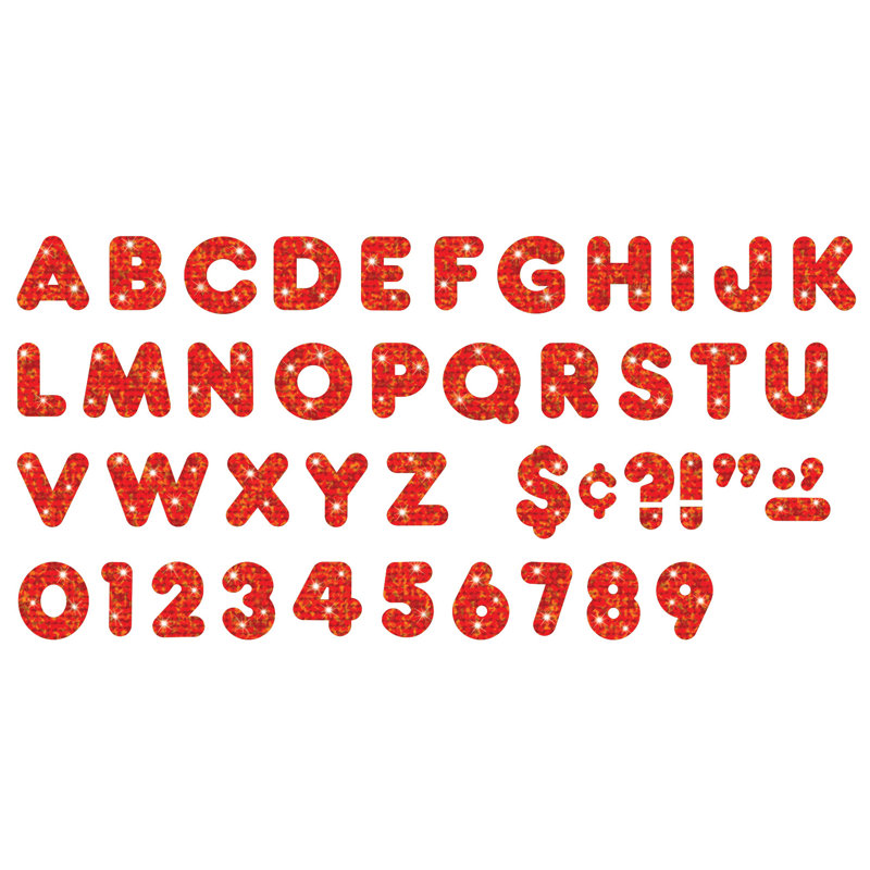 Sparkle, lettres majuscules décontractées