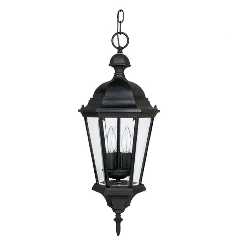 Lanterne suspendue d'extérieur 3 lumières Carriage House