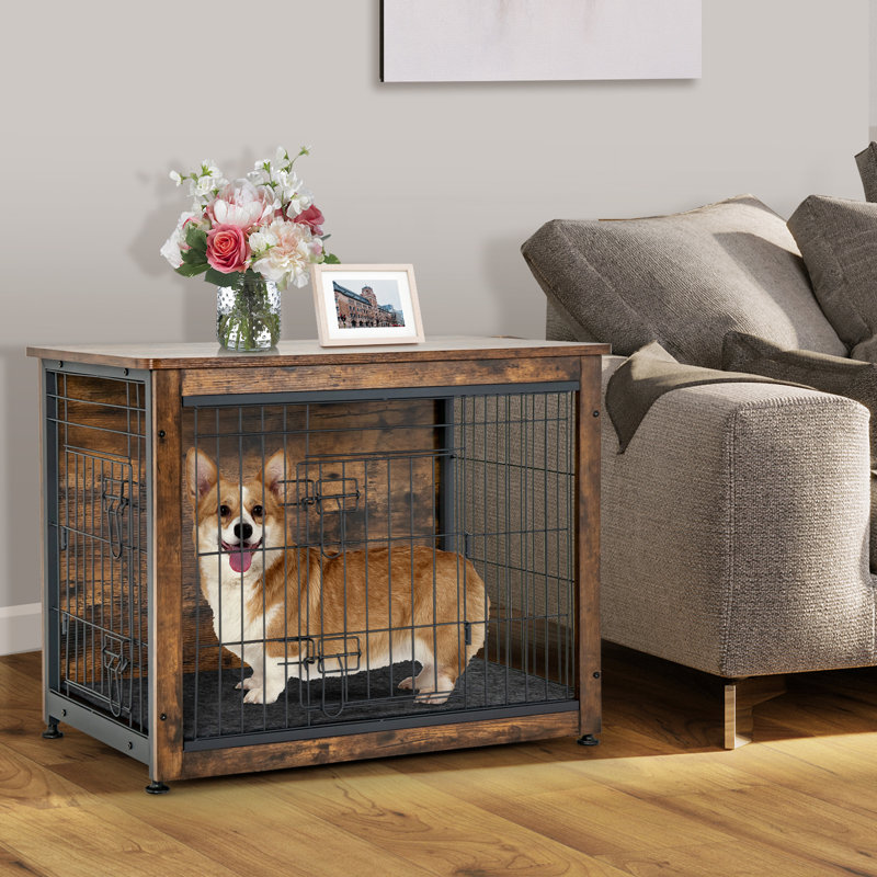 Woden Pet Crate with 2 Doors