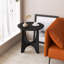 Table d'appoint ronde en bois 25 po