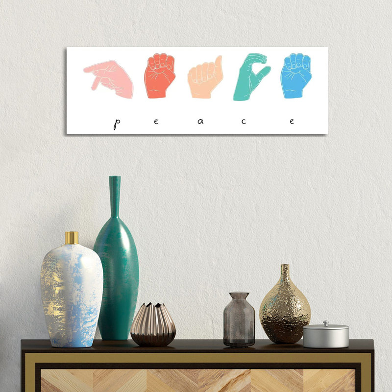 Love Languages IV by Emma Scarvey - Wrapped Canvas Panoramic Gallery-Wrapped Canvas Giclée, 30.48cm H x 91.44cm W x 1.905cm D
