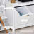 HOMCOM Tilt-Out Laundry Sorter Bathroom Cabinet