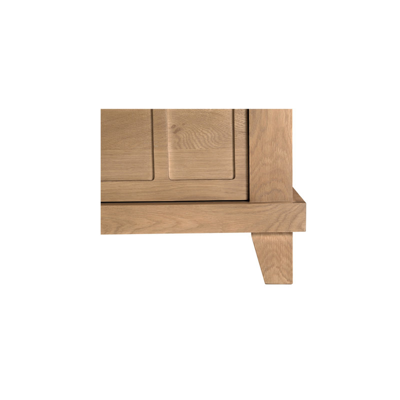 Enya Nightstand Red Oak, Brown