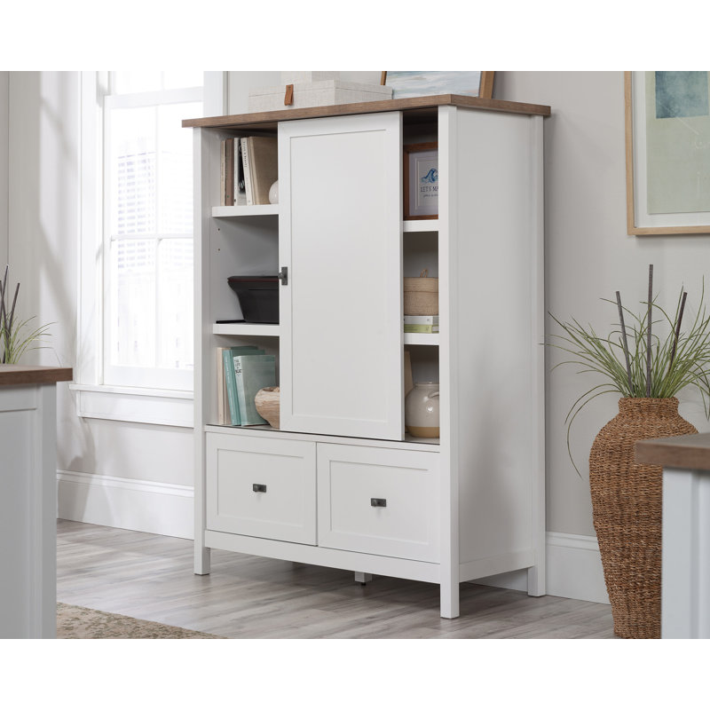 Chongris 42.165'' Wide 2 - Drawer Filing Storage Cabinet with Cable Management