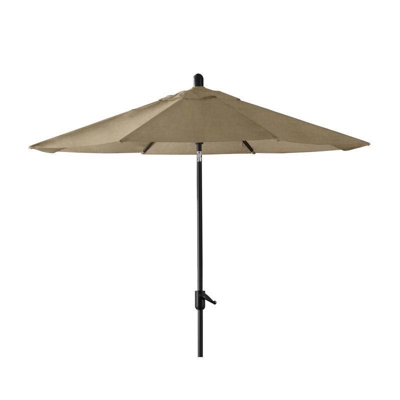 Parasol de marché Sunbrella® 8 pi 8 po Natalie, Saphir noir, Sunbrella® spectre champignon