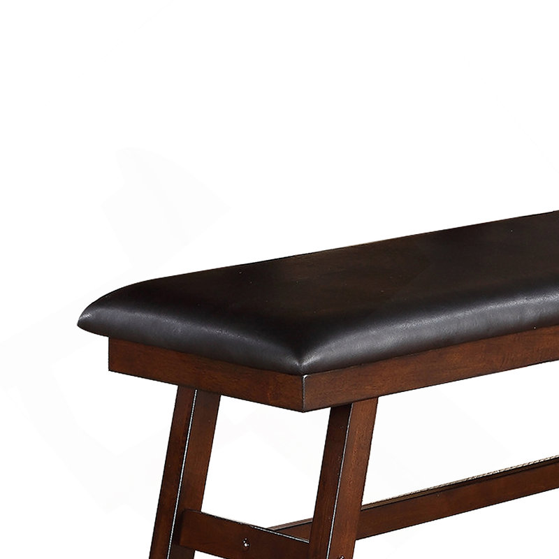Banc rembourré en similicuir Harewood