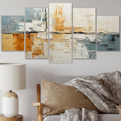 Collage Fusion VIII - 5 Piece Wrapped Canvas Print