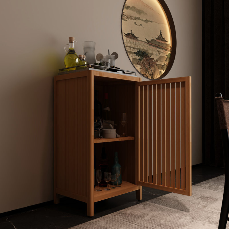Armoire de rangement en bois naturel, cuisine, salon, petits espaces, profondeur, hauteur