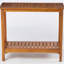 Table de travail Garden Balcon, bois brun, polyvalente et table en bois pour le jardin, balcon, garage, brun-1786390848