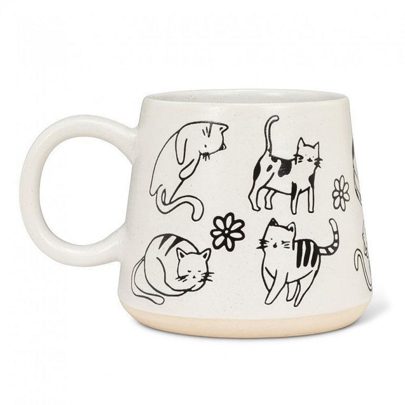 Assorted Cats Print Mug