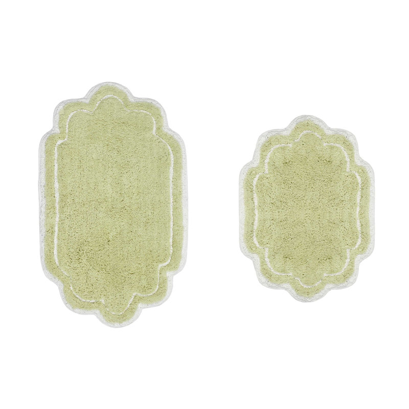 Tapis pour salle de bain Dobrinka, Vert