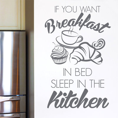 Food & Beverage Non-Wall Damaging Wall Decal