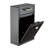 Large Mail Wall-Mount Secure Drop Box with Key and Combination Locking System-49016834-48940354