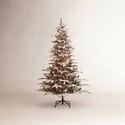 Aspen Frosted 7.5' Pre-Lit Fir Christmas Tree