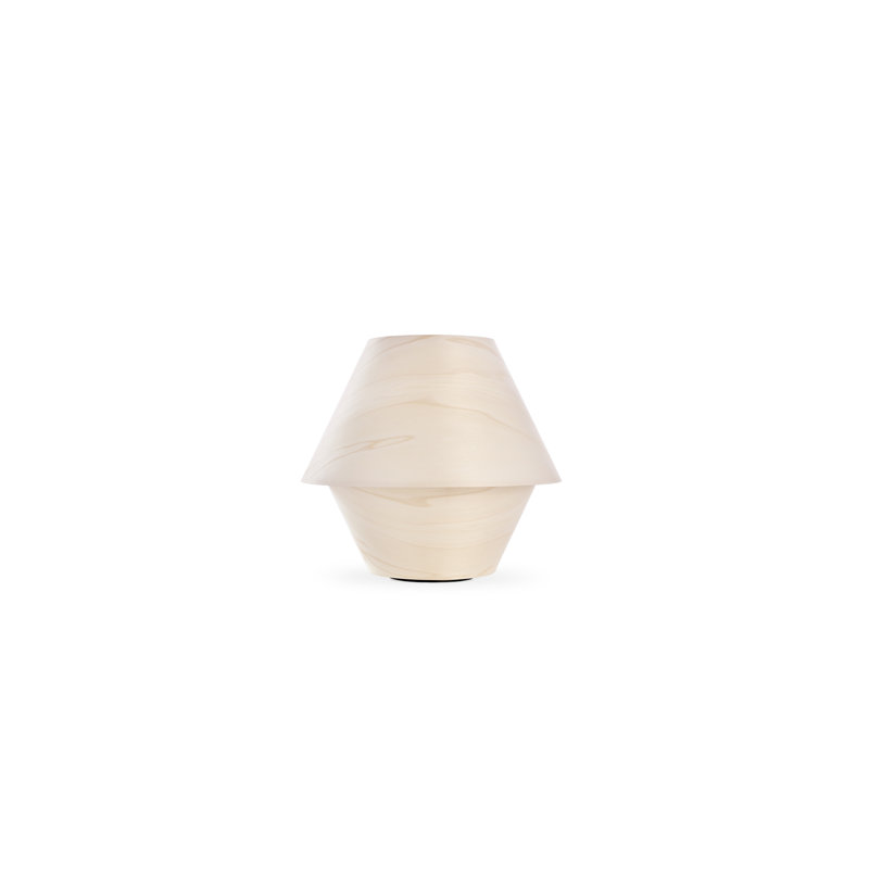 Hotel Simple Table Lamp, 11.2" Dia., Ivory White, Non-Dimmable