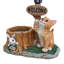 Statue de chat mignon pour jardin, sculpture décorative pour l'intérieur et l'extérieur