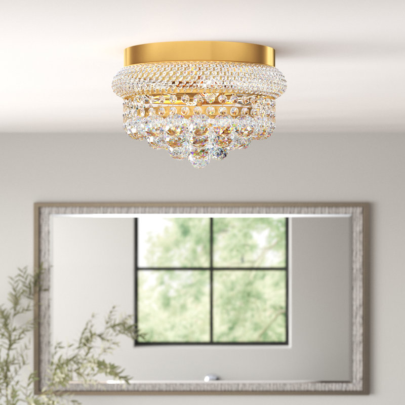 Hallsburg Flush Mount, Gold, Royal Cut