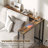 L Shaped 70.9" Long Console Table Behind Couch Table with Outlets-1932067136-1939669025