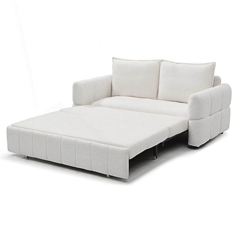 Canapé-lit, canapé-lit, canapé-lit escamotable 3 en 1, Beige