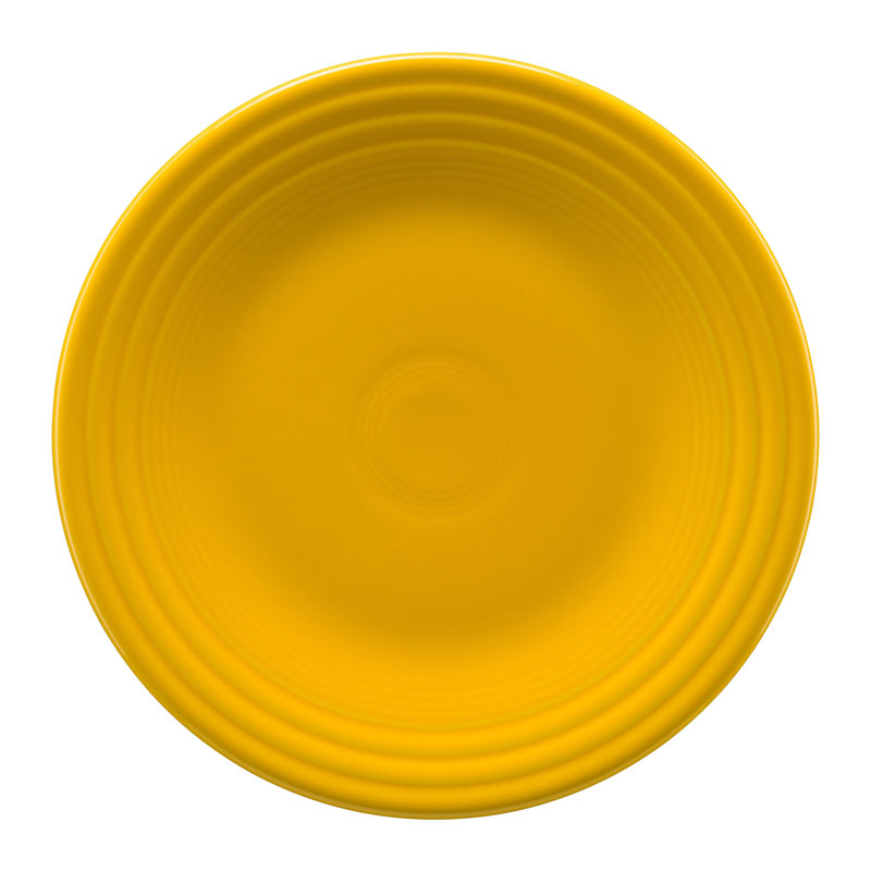 Fiesta Dinnerware Classic Rim 9 Inch Luncheon Plate, Daffodil