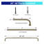 Aariel Steel Adjustable 1'' Single Curtain Rod-19324274-19324278
