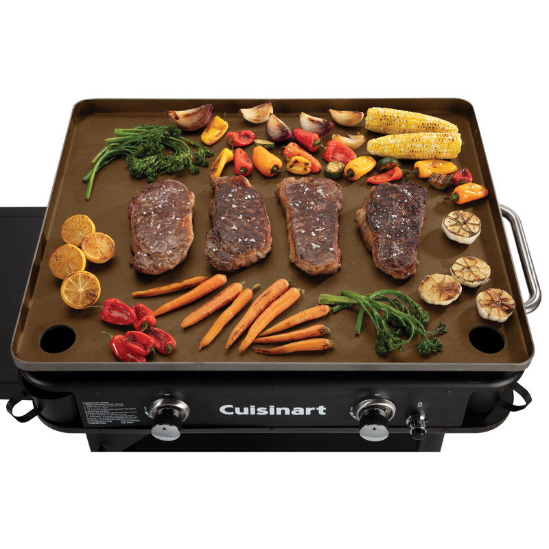 28" Two Burner Gas Griddle And Cover
