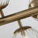 Faustena 16-Light Dimmable Bubble Glass Golden Sputnik Modern Linear Chandelier