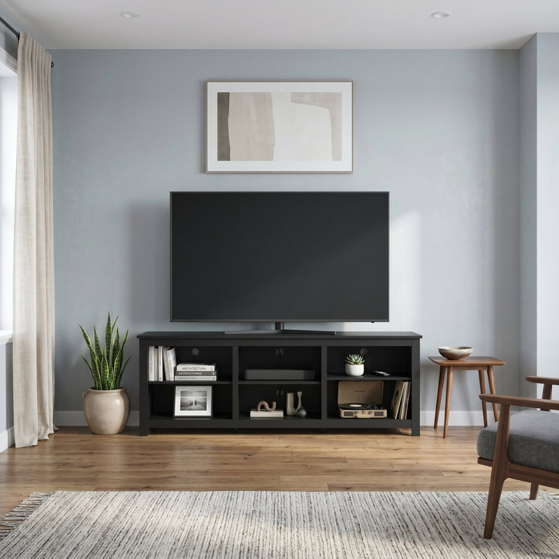 Inniss TV Stand for TVs up to 75", Noir