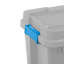 Bac à joints de 20 gallons Sterilite, bacs à couvercle de rangement à pile, contenant à fermeture étanche, sous-sol organisé