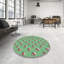 Tapis décoratif vert d’Arilla-1948432159