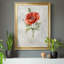 Lin coquelicot - peinture sur toile encadrée-2065908741-2065908744