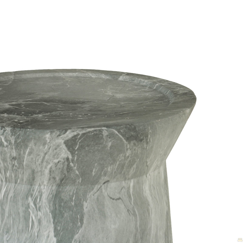 Tables de bout d'extérieur en ciment, table d'appoint Garden Terrazzo