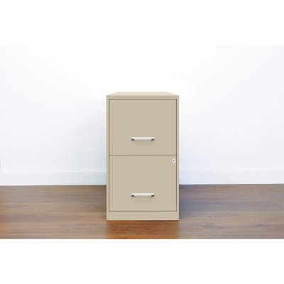 14.25'' Wide 2 -Drawer Steel File Cabinet