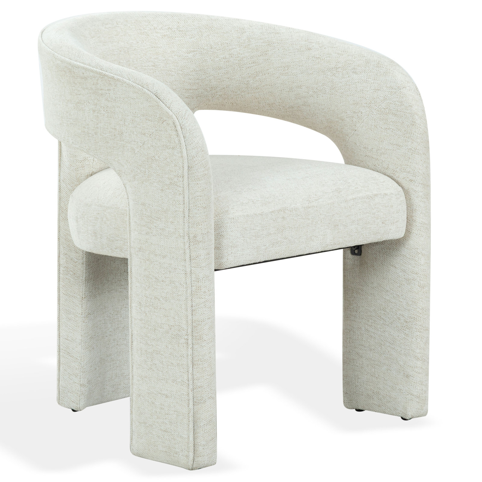 Meline Dining Chair, Taupe Chenille