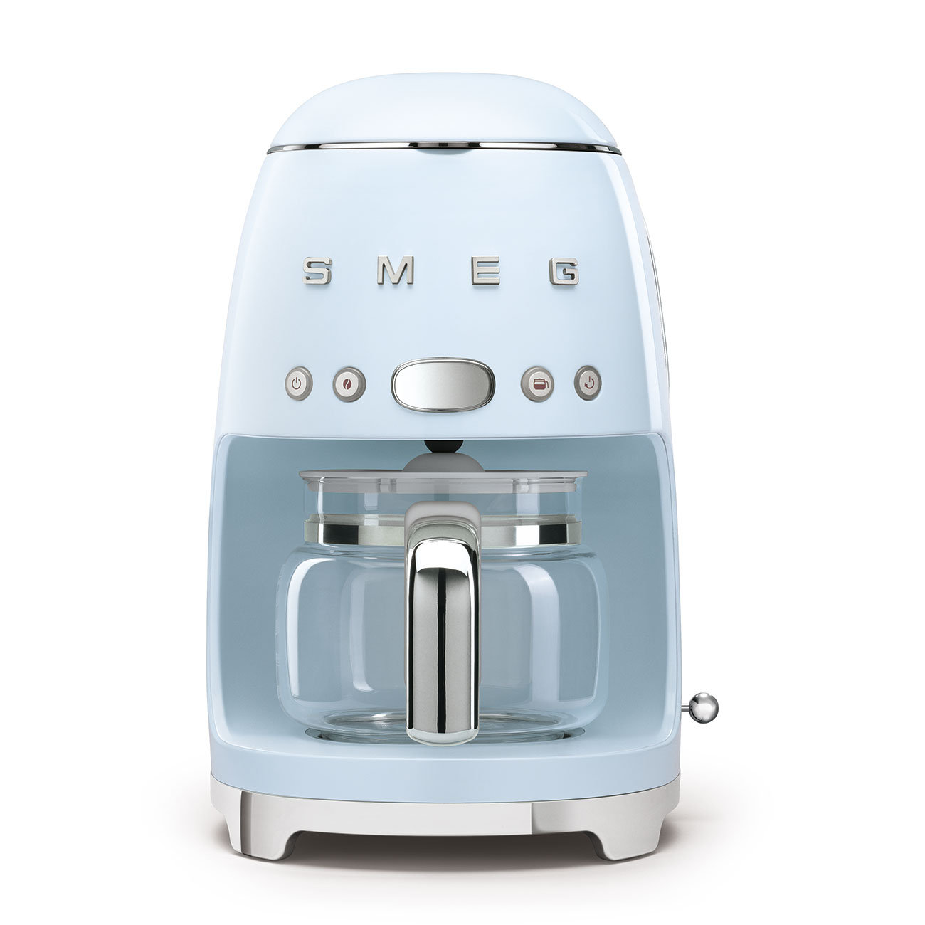 SMEG 50's Retro 10-Cup Drip Coffee Machine, Pastel Blue