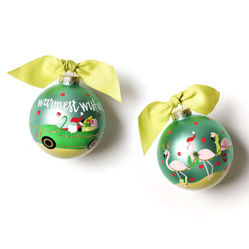 6 in. Glass Santa Claus Shatterproof Bauble