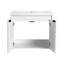 Meuble-lavabo 24 po avec lavabo en résine, 2 portes à fermeture douce