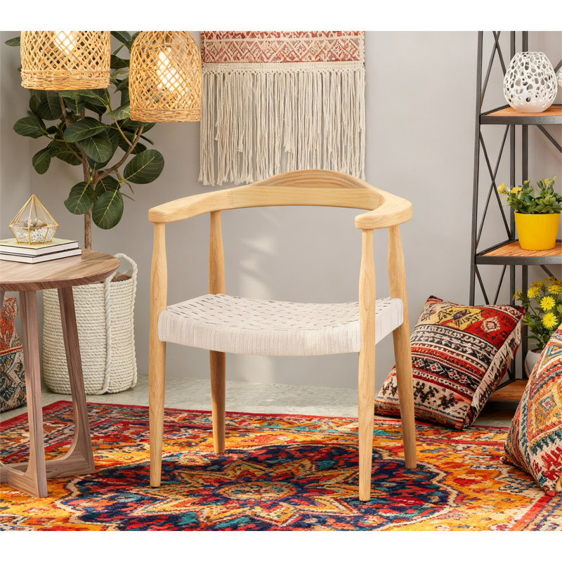 Chaise de salle à manger avec accoudoirs