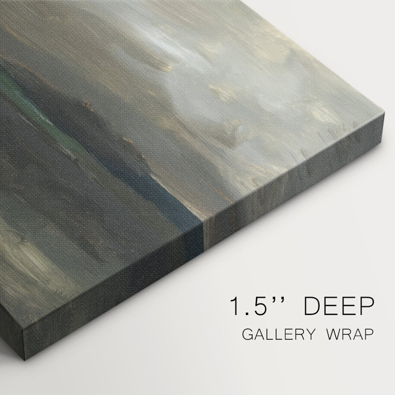 Muted Lake View II -Gallery Wrapped Cavas, 24X36