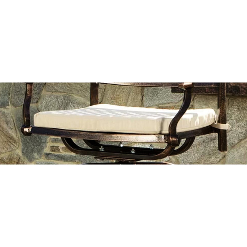 Coussin de siège beige - Extérieur, eau - 17,5 x 18,95 x 2,96 pouces, eau extérieure 17 x 18,5 x 3