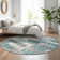 Premium Machine Washable Cerrito Teal Rug