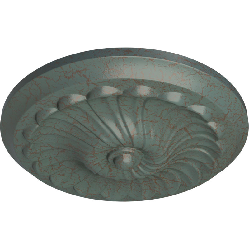 Médaillon de plafond en spirale Endurathane, Craquelure tourbillon de nuage