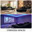 Canapé modulaire en L 107,9 po avec canapé Boneless Couches.-814864182-814864178