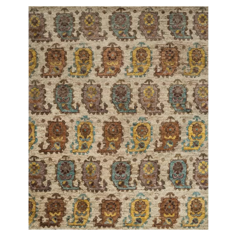 Dalli Paisley Indoor Rug, Rectangle 5'6" x 8'6"