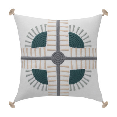 Geometric Down Throw Pillow