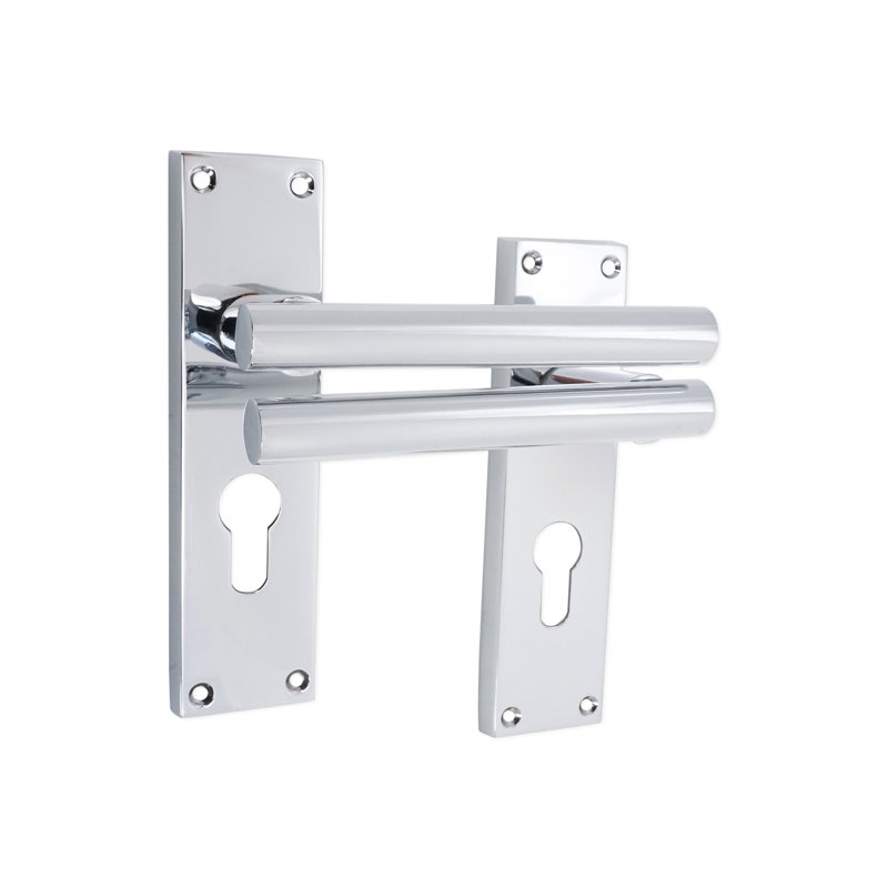 Jura Lever on Backplate Euro Polished Chrome