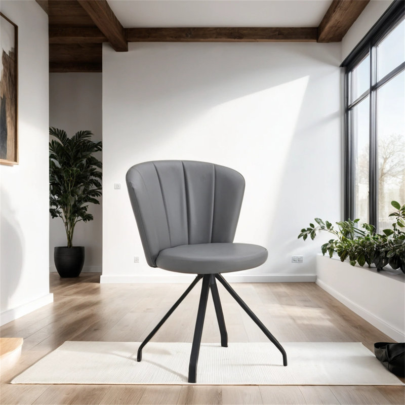 Chaise de bureau Goce, Gris