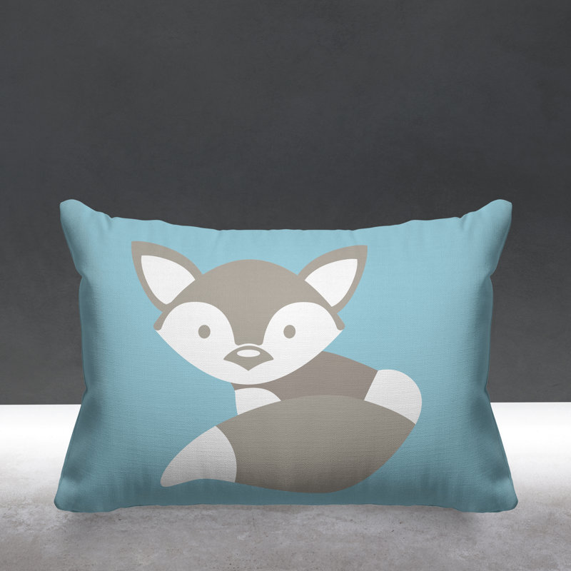 Coussin , Bleu pastel, H 20 po x l 14 po, Rectangulaire